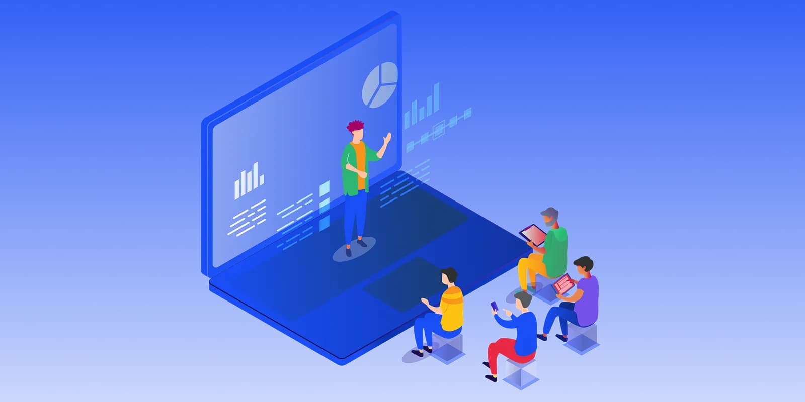 Multilingual LMS product training dashboard showing global employee e-learning metrics and course completion progress | Travod